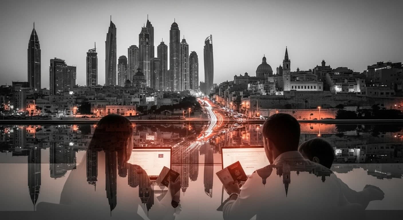 Dubai oder Malta 2026: Vergleich für Unternehmer & Freelancer